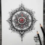Tattoo sketch three jewels symbol, tattoo lin… – tattoo sketch (№1758547696_0, 22.09.2025 13:28) — tattoovalue.net