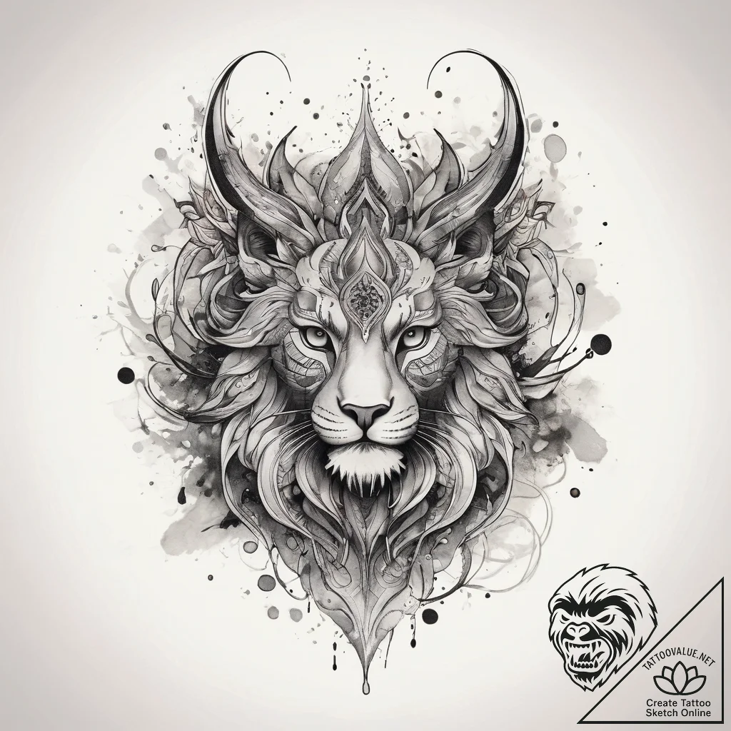 Tattoo sketch water, concept art for tattoo,... - tattoo sketch (№1758549755_0, 22.09.2025 14:02) — tattoovalue.net