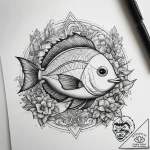 Tattoo sketch surgeonfish, tattoo flash sheet… – tattoo sketch (№1758551341_0, 22.09.2025 14:29) — tattoovalue.net