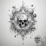 Tattoo sketch cosmic soil – tattoo sketch (№1758552528_0, 22.09.2025 14:48) — tattoovalue.net