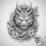 Tattoo sketch tiara, tattoo line art, irezumi… – tattoo sketch (№1758554942_0, 22.09.2025 15:29) — tattoovalue.net