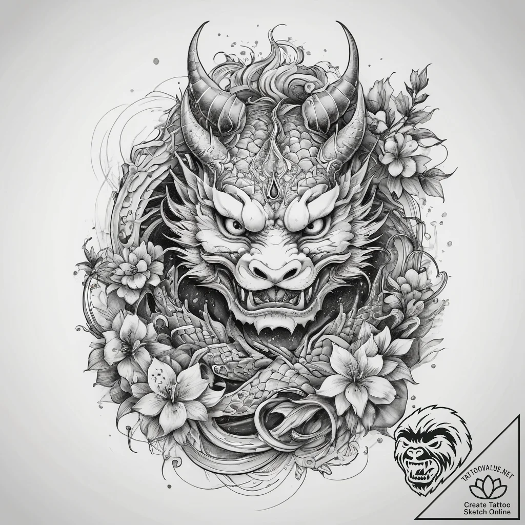 Tattoo sketch tiara, tattoo line art, irezumi... - tattoo sketch (№1758554942_0, 22.09.2025 15:29) — tattoovalue.net