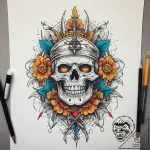 Tattoo sketch holy self, concept art for tatt… – tattoo sketch (№1758555331_0, 22.09.2025 15:35) — tattoovalue.net