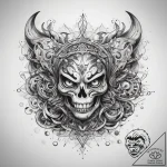 Tattoo sketch cosmic narrative, concept art f… – tattoo sketch (№1758556311_0, 22.09.2025 15:51) — tattoovalue.net