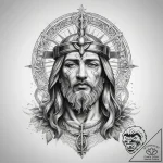 Tattoo sketch holy land – tattoo sketch (№1758557242_0, 22.09.2025 16:07) — tattoovalue.net