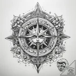 Tattoo sketch cosmos, concept art for tattoo,… – tattoo sketch (№1758558617_0, 22.09.2025 16:30) — tattoovalue.net