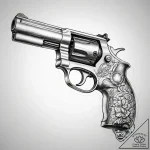 Tattoo sketch gun barrel – tattoo sketch (№1758560377_0, 22.09.2025 16:59) — tattoovalue.net