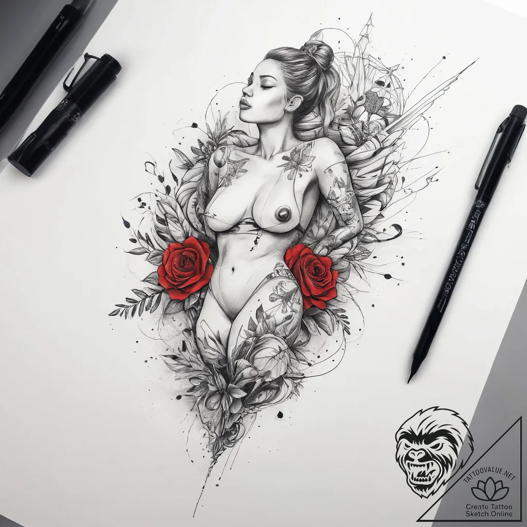 Tattoo sketch tracksuit with a quote, tattoo... - tattoo sketch (№1758562532_0, 22.09.2025 17:35) — tattoovalue.net