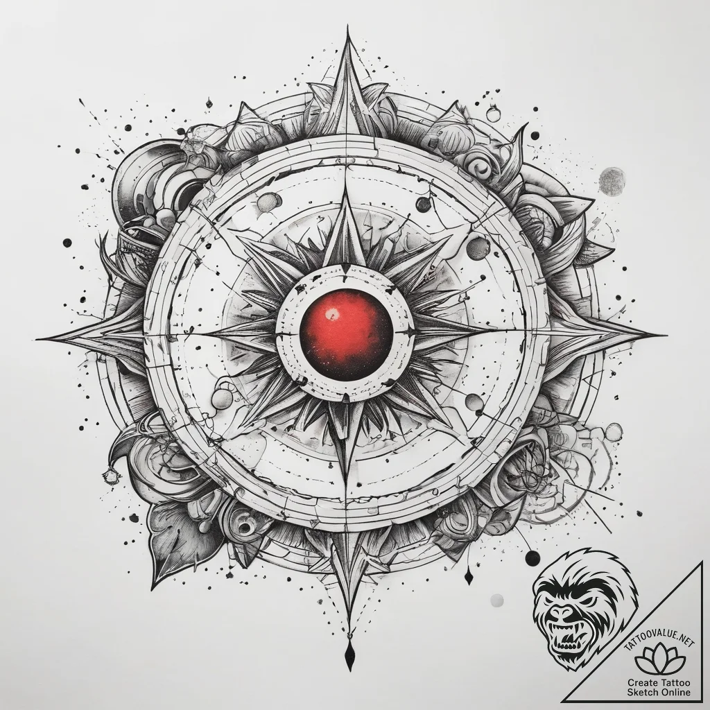 Tattoo sketch cosmic cosmos, tattoo flash she... - tattoo sketch (№1758563132_0, 22.09.2025 17:45) — tattoovalue.net