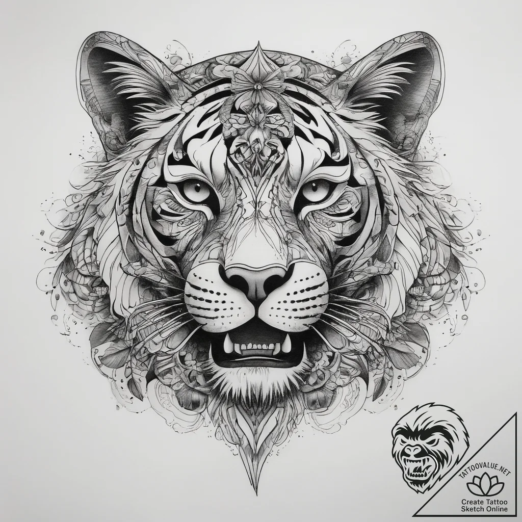 Tattoo sketch dark, ink illustration for tatt... - tattoo sketch (№1758563327_0, 22.09.2025 17:48) — tattoovalue.net