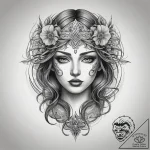 Tattoo sketch a symbolic emotion, concept art… – tattoo sketch (№1758567472_0, 22.09.2025 18:57) — tattoovalue.net