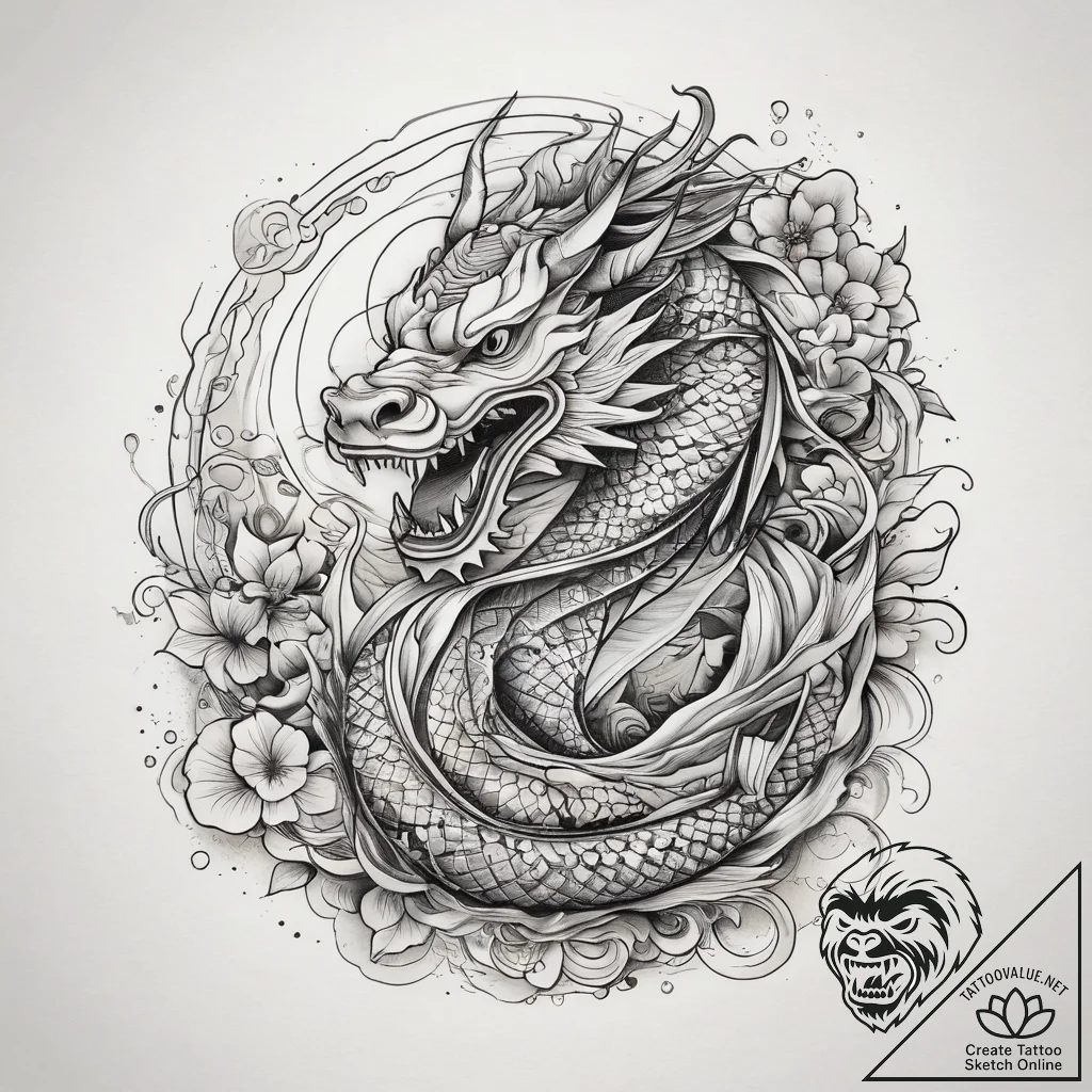 Tattoo sketch spiritual dimension, tattoo dra... - tattoo sketch (№1758568057_0, 22.09.2025 19:07) — tattoovalue.net