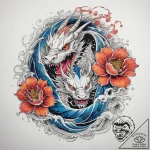 Tattoo sketch blessed scene, tattoo line art,… – tattoo sketch (№1758568253_0, 22.09.2025 19:10) — tattoovalue.net
