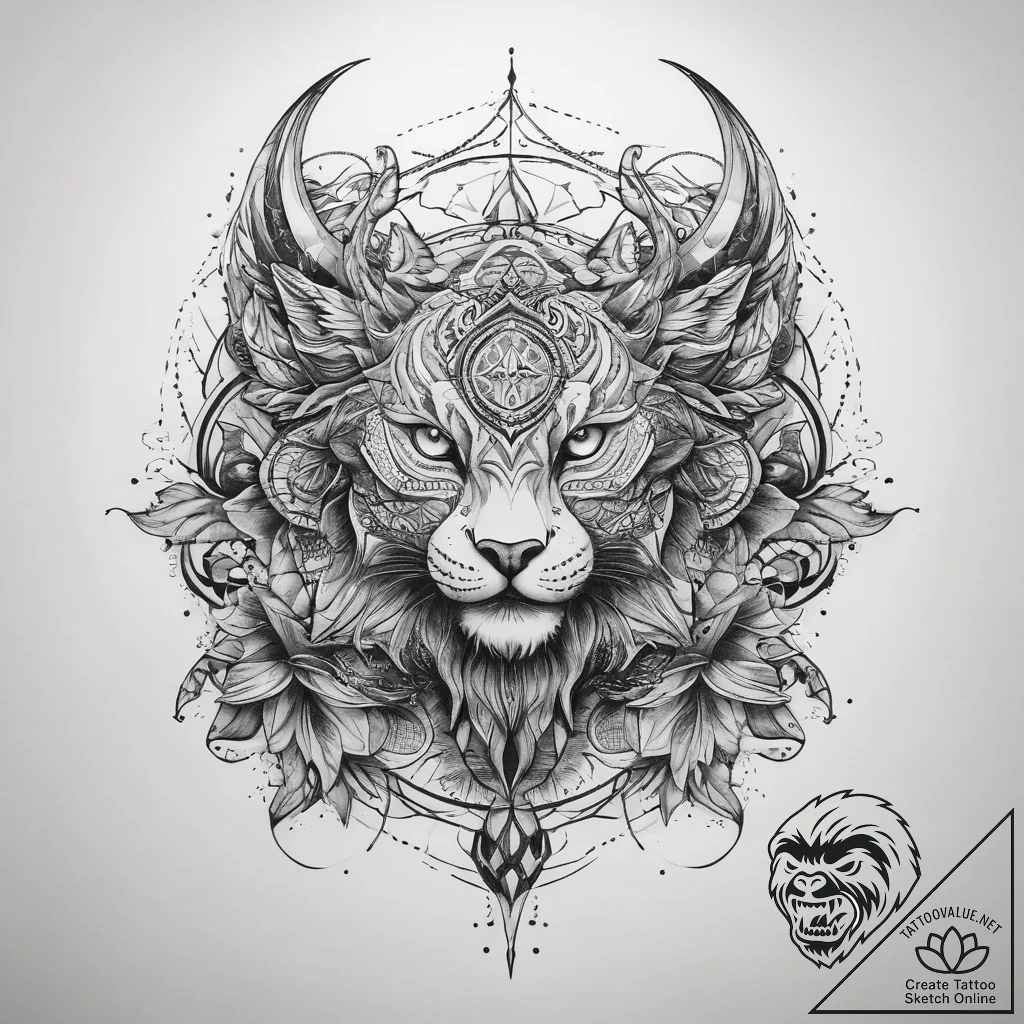 Tattoo sketch goal - tattoo sketch (№1758568448_0, 22.09.2025 19:14) — tattoovalue.net