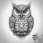 Tattoo sketch owl tattoo, tattoo drawing outl… – tattoo sketch (№1758568643_0, 22.09.2025 19:17) — tattoovalue.net