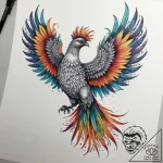 Tattoo sketch phoenix, artistic tattoo sketch… – tattoo sketch (№1758568838_0, 22.09.2025 19:20) — tattoovalue.net