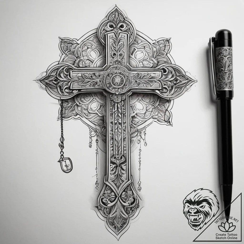 Tattoo sketch wallet with a key, tattoo line... - tattoo sketch (№1758569619_0, 22.09.2025 19:33) — tattoovalue.net
