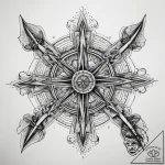 Tattoo sketch cosmic past, tattoo flash sheet… – tattoo sketch (№1758571415_0, 22.09.2025 20:03) — tattoovalue.net
