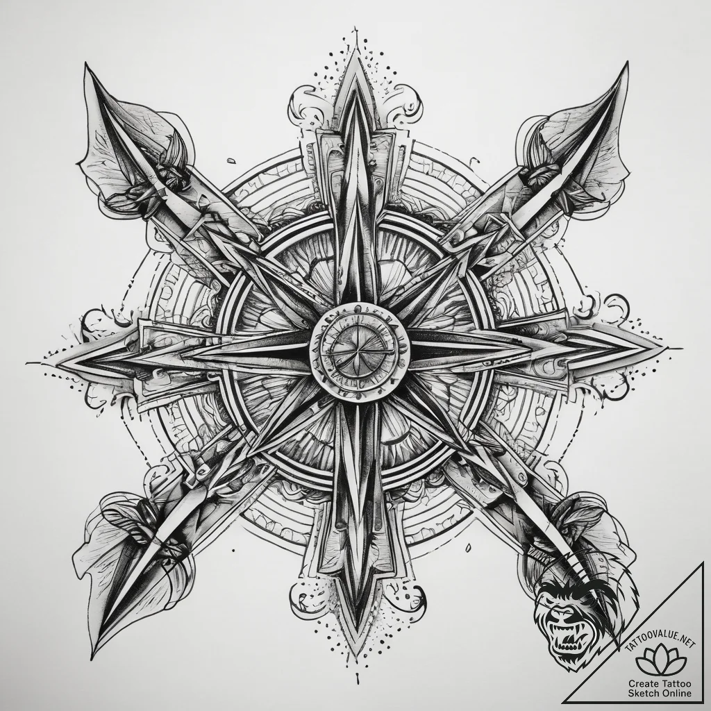 Tattoo sketch cosmic past, tattoo flash sheet... - tattoo sketch (№1758571415_0, 22.09.2025 20:03) — tattoovalue.net