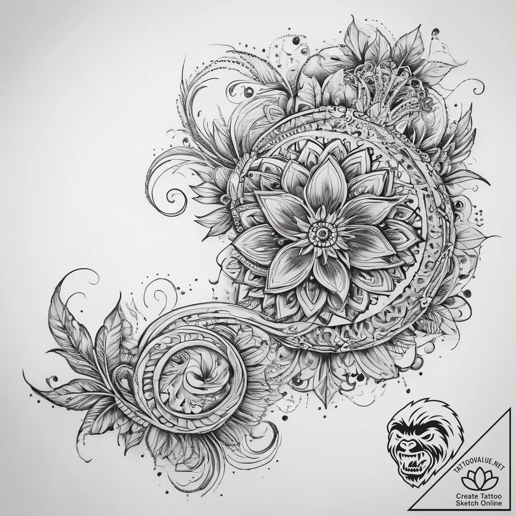 Tattoo sketch ceramic, concept art for tattoo... - tattoo sketch (№1758572001_0, 22.09.2025 20:13) — tattoovalue.net