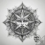 Tattoo sketch cosmic creation, concept art fo… – tattoo sketch (№1758573562_0, 22.09.2025 20:39) — tattoovalue.net