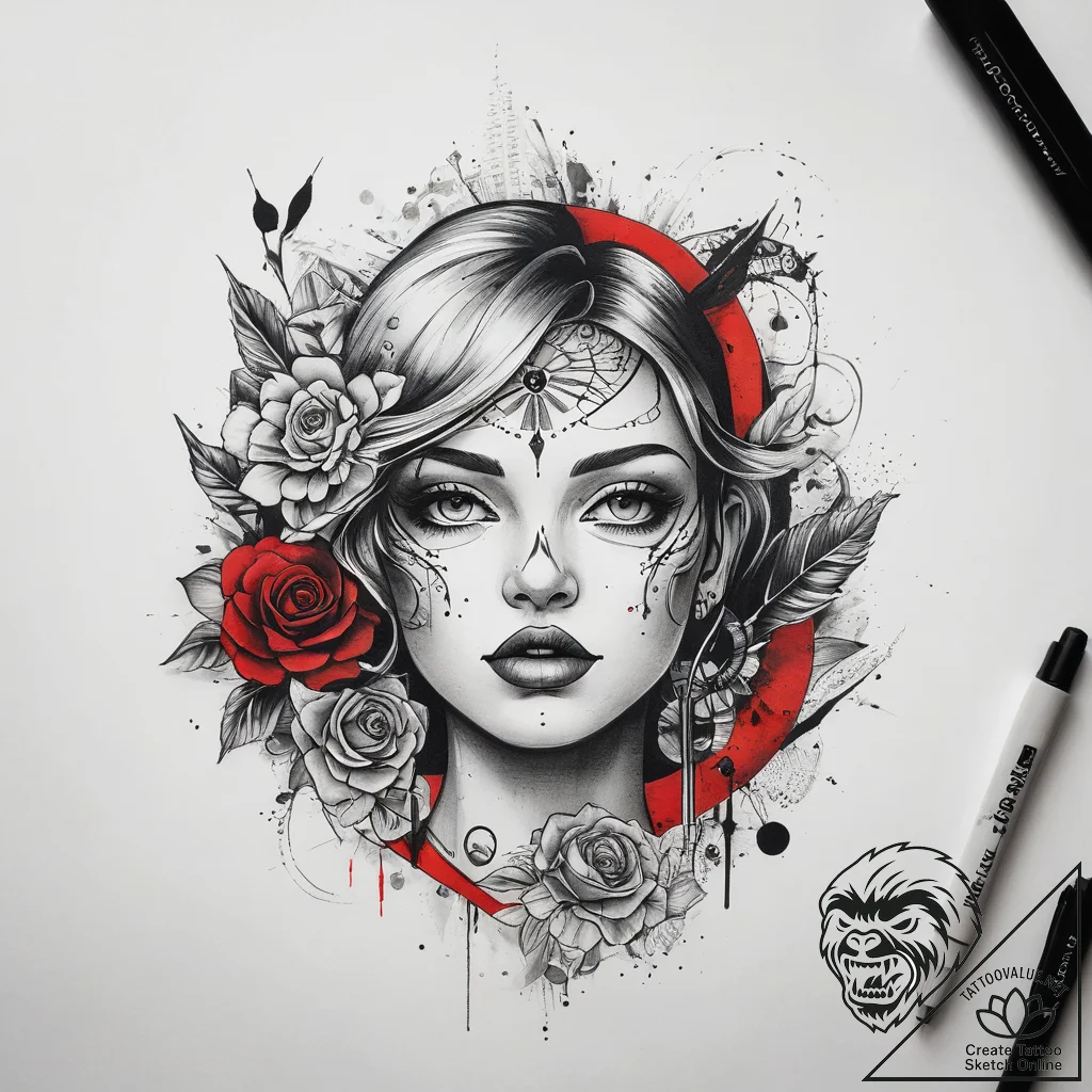 Tattoo sketch passion, tattoo sketch design,... - tattoo sketch (№1758574743_0, 22.09.2025 20:59) — tattoovalue.net
