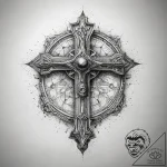 Tattoo sketch cosmic realm, concept art for t… – tattoo sketch (№1758576122_0, 22.09.2025 21:22) — tattoovalue.net