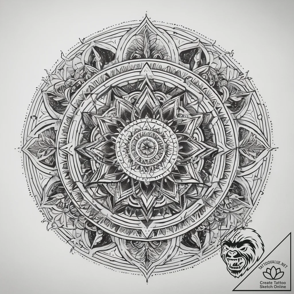 Tattoo sketch cosmic story, tattoo flash shee... - tattoo sketch (№1758576905_0, 22.09.2025 21:35) — tattoovalue.net