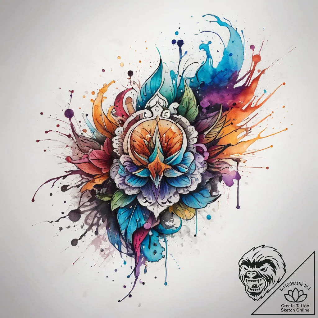 Tattoo sketch brown, concept art for tattoo,... - tattoo sketch (№1758577497_0, 22.09.2025 21:44) — tattoovalue.net
