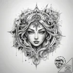 Tattoo sketch water – tattoo sketch (№1758577693_0, 22.09.2025 21:48) — tattoovalue.net