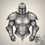 Tattoo sketch armor, tattoo sketch design, do… – tattoo sketch (№1758578479_0, 22.09.2025 22:01) — tattoovalue.net
