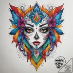 Tattoo sketch ash, artistic tattoo sketch, vi… – tattoo sketch (№1758581238_0, 22.09.2025 22:47) — tattoovalue.net