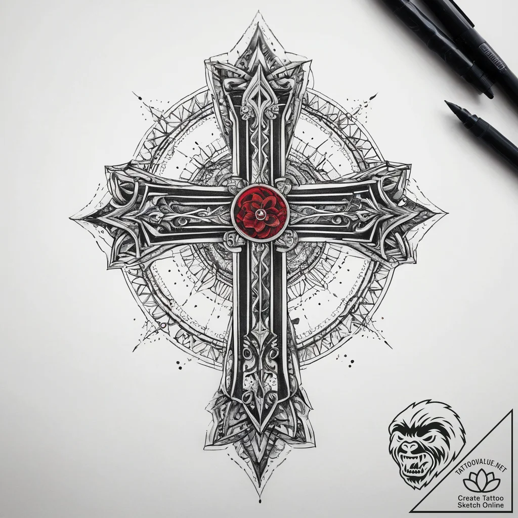 Tattoo sketch cosmic soul, artistic tattoo sk... - tattoo sketch (№1758584760_0, 22.09.2025 23:46) — tattoovalue.net