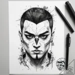 Tattoo sketch avatar: the last airbender zuko… – tattoo sketch (№1758585545_0, 22.09.2025 23:59) — tattoovalue.net