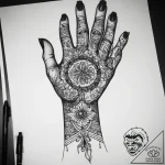 Tattoo sketch hands with a fortune, tattoo li… – tattoo sketch (№1758589486_0, 23.09.2025 01:04) — tattoovalue.net