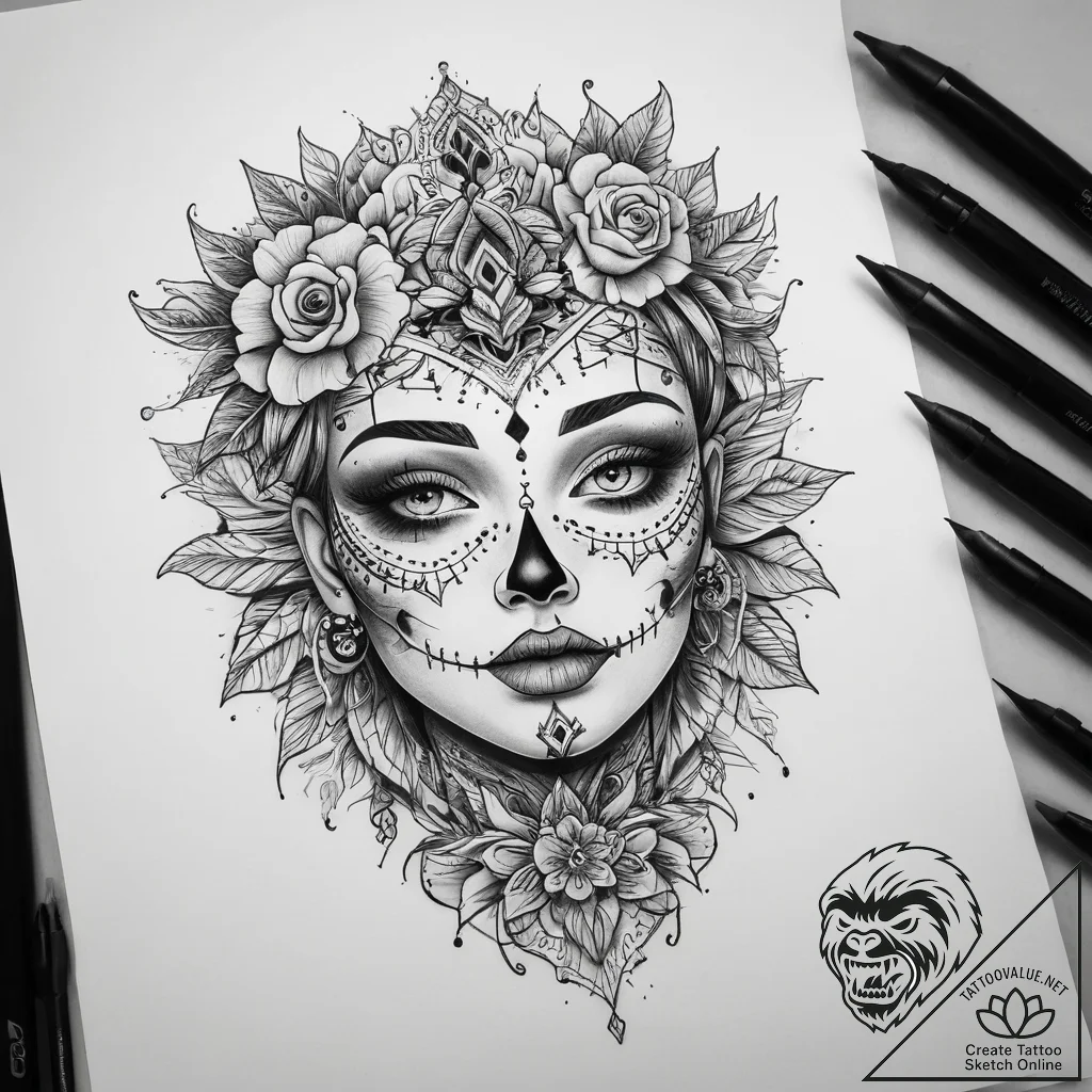 Tattoo sketch makeup brush, tattoo drawing ou... - tattoo sketch (№1758590665_0, 23.09.2025 01:24) — tattoovalue.net