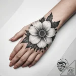 Tattoo sketch hands with a flower, tattoo ske… – tattoo sketch (№1758590861_0, 23.09.2025 01:27) — tattoovalue.net