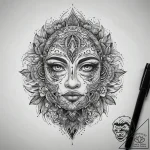 Tattoo sketch clay, tattoo line art, blackwor… – tattoo sketch (№1758591870_0, 23.09.2025 01:44) — tattoovalue.net