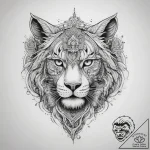 Tattoo sketch white – tattoo sketch (№1758594045_0, 23.09.2025 02:20) — tattoovalue.net