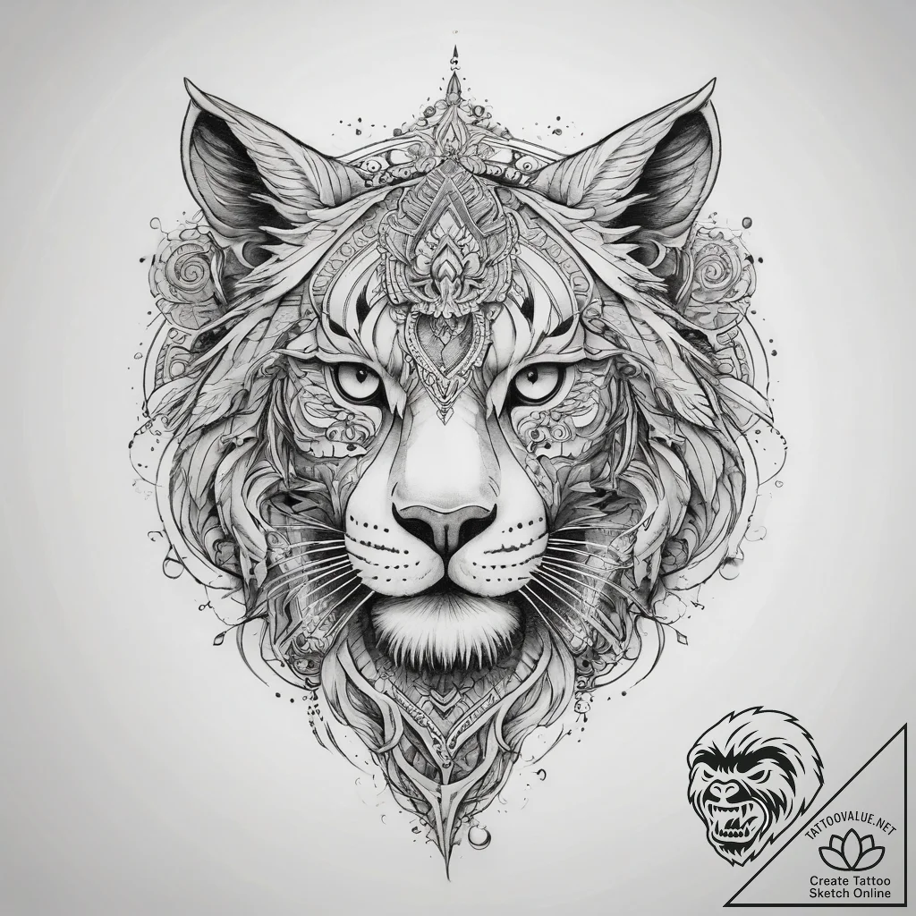 Tattoo sketch white - tattoo sketch (№1758594045_0, 23.09.2025 02:20) — tattoovalue.net