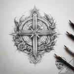 Tattoo sketch ocean, concept art for tattoo,… – tattoo sketch (№1758594243_0, 23.09.2025 02:24) — tattoovalue.net