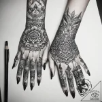 Tattoo sketch hands with a pencil, tattoo fla… – tattoo sketch (№1758594439_0, 23.09.2025 02:27) — tattoovalue.net
