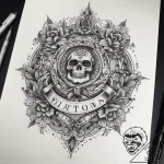 Tattoo sketch hands with a scroll, tattoo ske… – tattoo sketch (№1758594833_0, 23.09.2025 02:33) — tattoovalue.net
