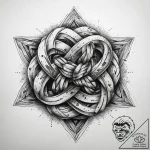 Tattoo sketch knot, tattoo sketch design, dot… – tattoo sketch (№1758595817_0, 23.09.2025 02:50) — tattoovalue.net