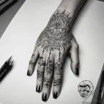 Tattoo sketch hands with a pen, ink illustrat… – tattoo sketch (№1758596210_0, 23.09.2025 02:56) — tattoovalue.net