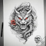 Tattoo sketch hands with a chain, tattoo line… – tattoo sketch (№1758644323_0, 23.09.2025 16:18) — tattoovalue.net