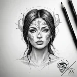 Tattoo sketch blessed figure, tattoo sketch d… – tattoo sketch (№1758648861_0, 23.09.2025 17:34) — tattoovalue.net