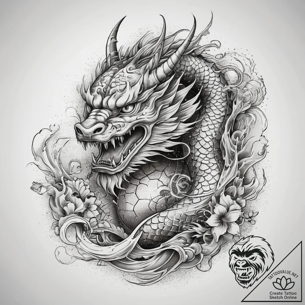 Tattoo sketch bronze, ink illustration for ta... - tattoo sketch (№1758649840_0, 23.09.2025 17:50) — tattoovalue.net