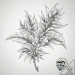Tattoo sketch ginger plant, tattoo sketch des… – tattoo sketch (№1758650036_0, 23.09.2025 17:53) — tattoovalue.net