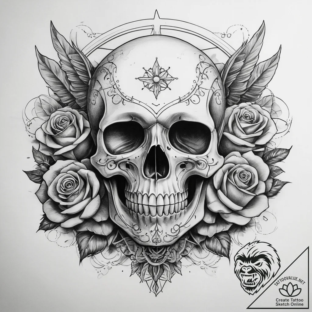 Tattoo sketch mystical character, tattoo sket... - tattoo sketch (№1758651237_0, 23.09.2025 18:13) — tattoovalue.net